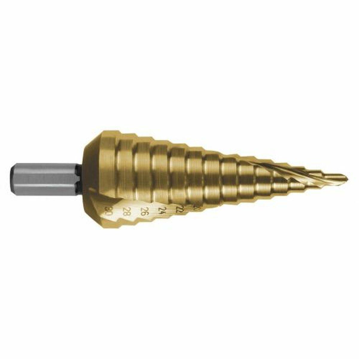 Broca escalonada RUKO 101050-9T 4 mm 6 mm 9 mm 12 mm 65 mm 10 mm 7 mm 5 mm 8 mm 11 mm