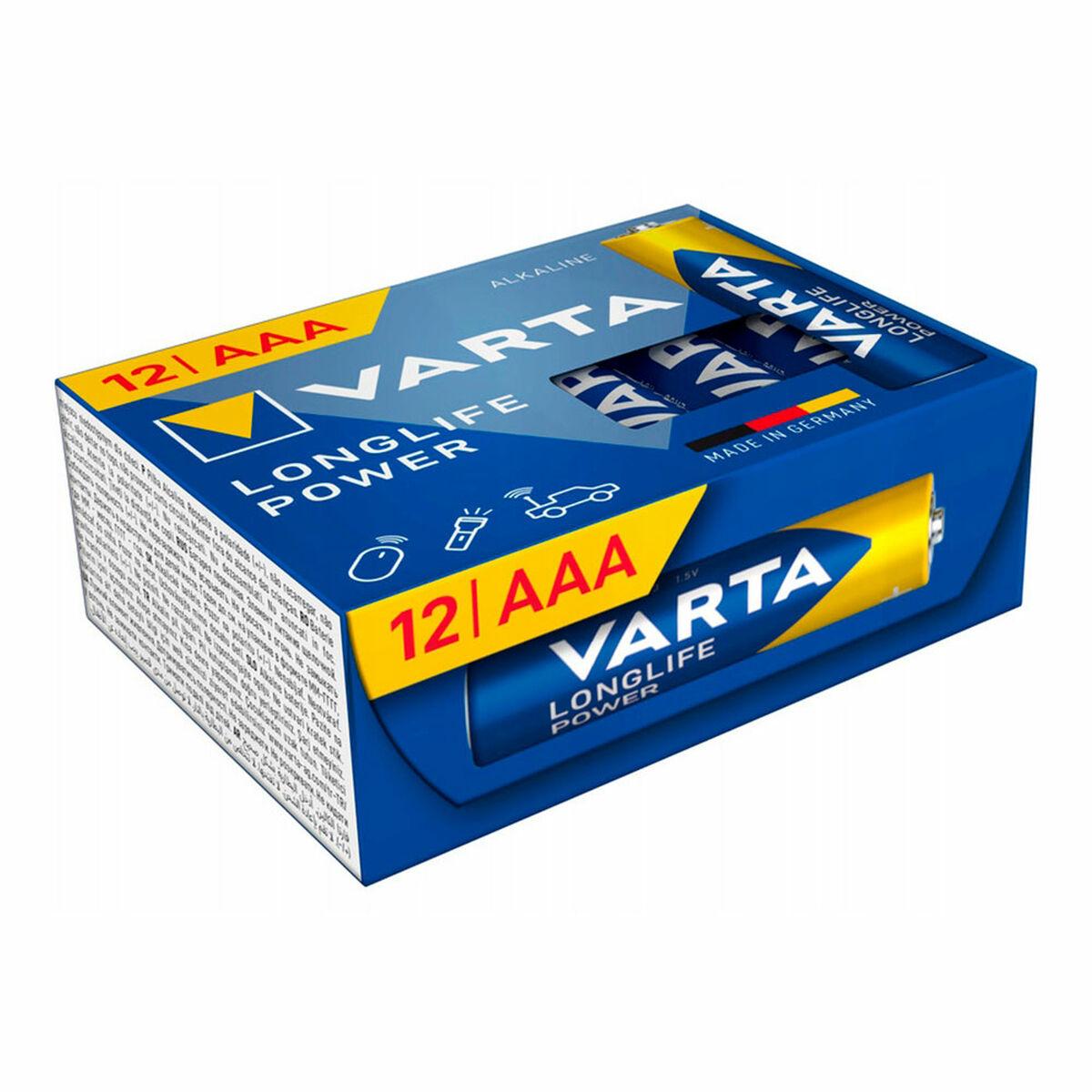 Pilas Varta longlife power cube aaa - lr03 1,5 V AAA LR03 (12 Unidades) (12 Piezas)