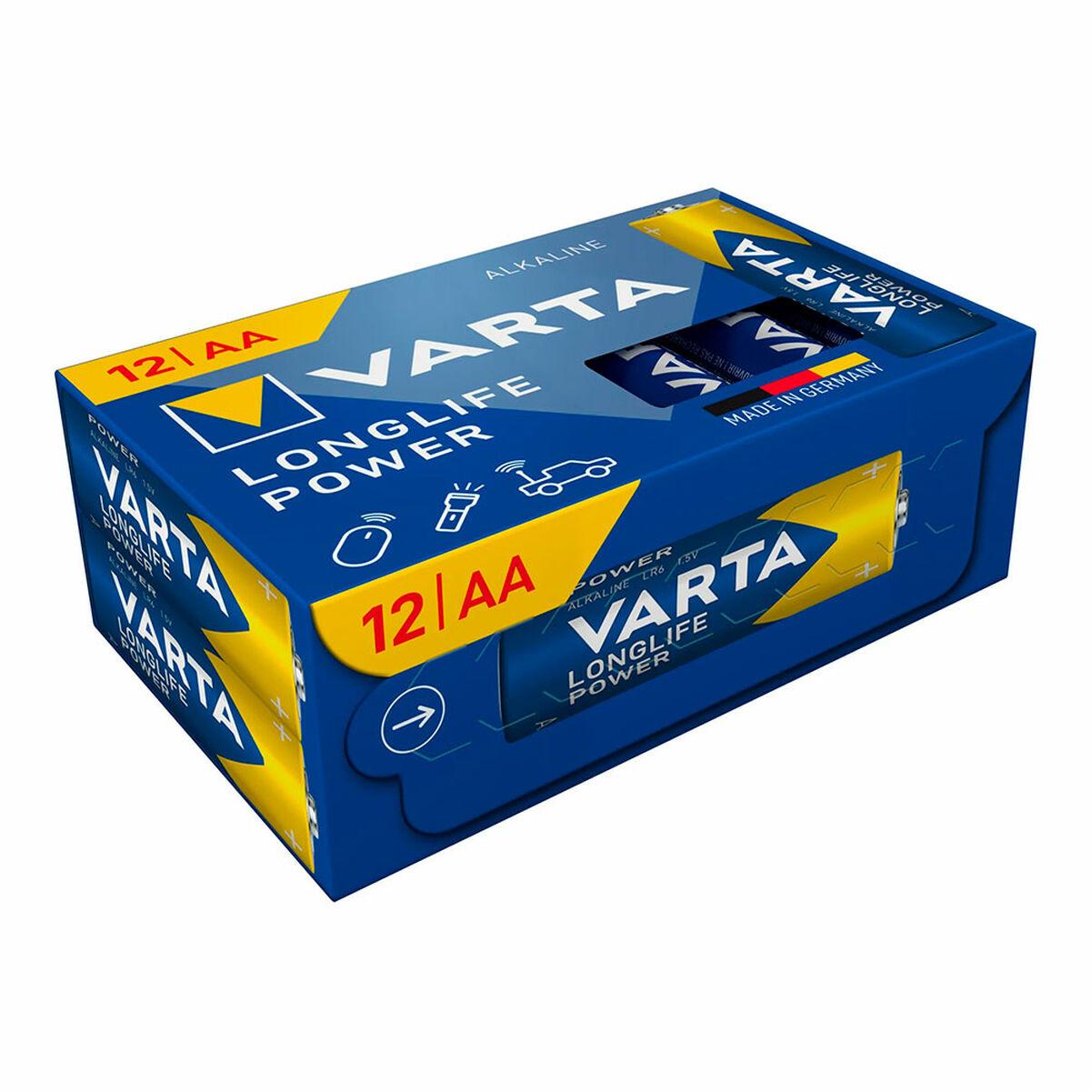 Pilas Varta longlife power cube aa - lr06 1,5 V AA LR06 (12 Unidades) (12 Piezas)