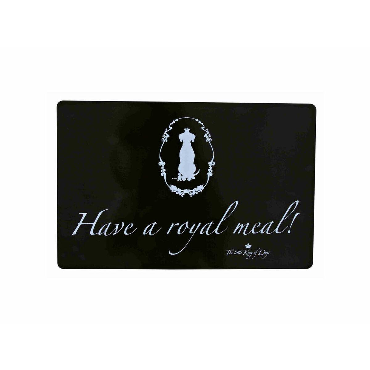 Tapete Trixie Have a royal meal Negro Plástico 44 × 28 cm