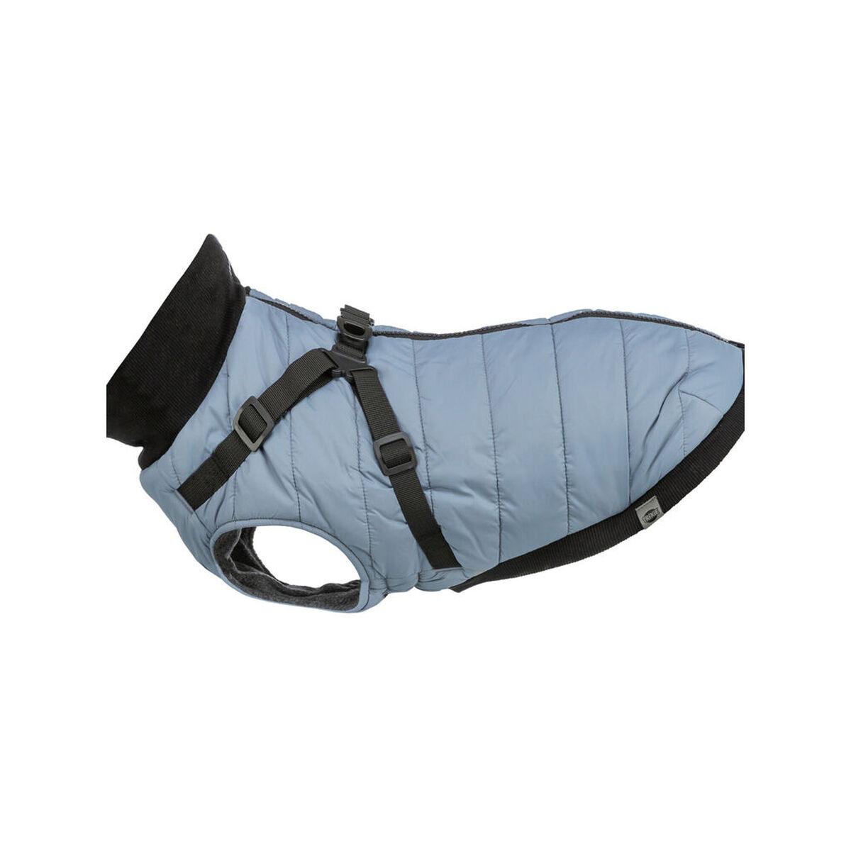 Abrigo para Perro Trixie Azul Gris S