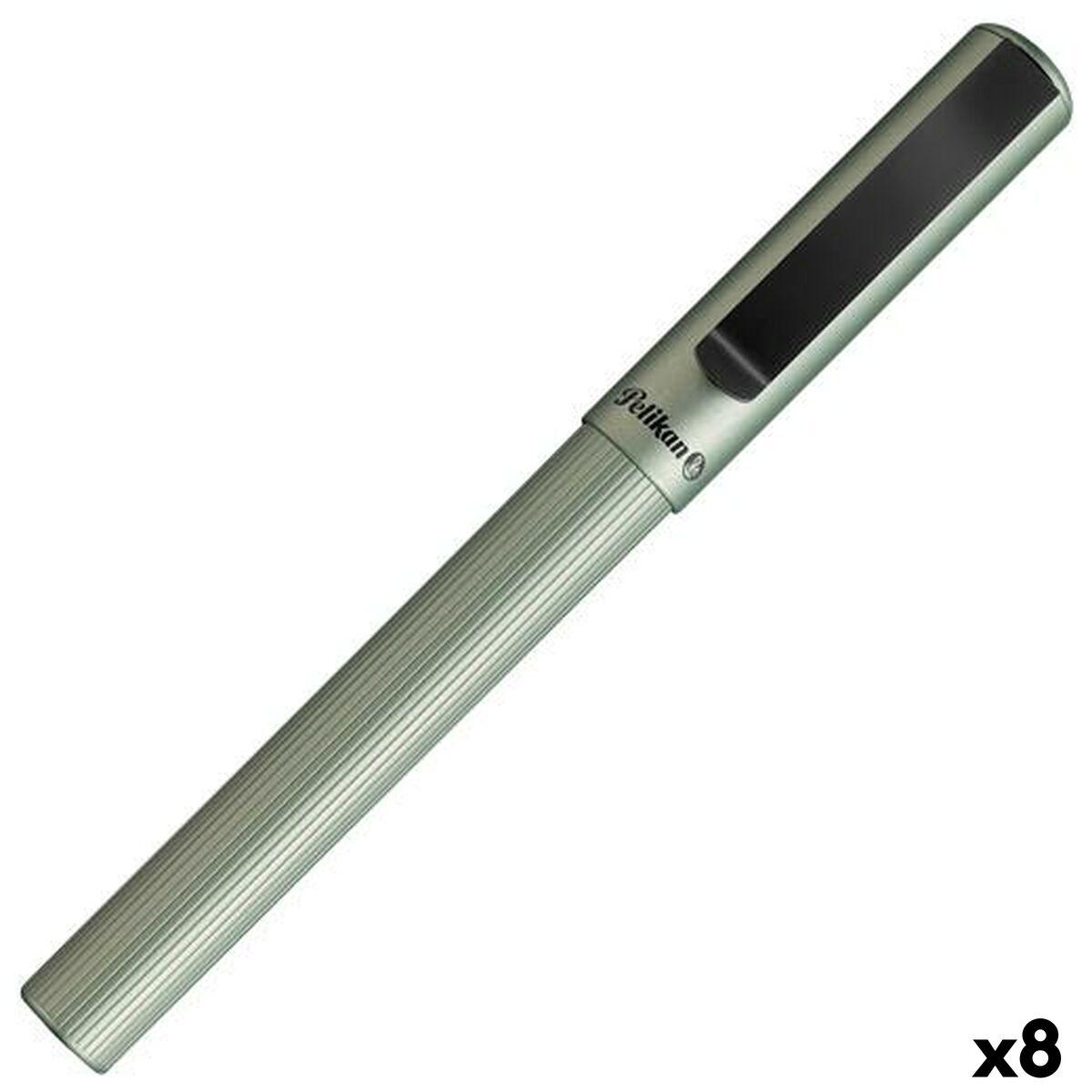 Bolígrafo Roller Pelikan PIÑA COLADA Oliva 0,7 mm (8 Unidades)