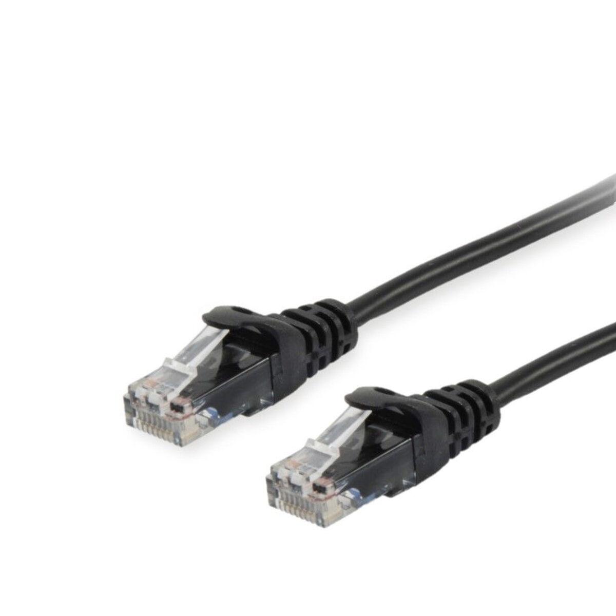Cable RJ45 Categoría 6 UTP Rígido Equip 625459 Negro 20 m