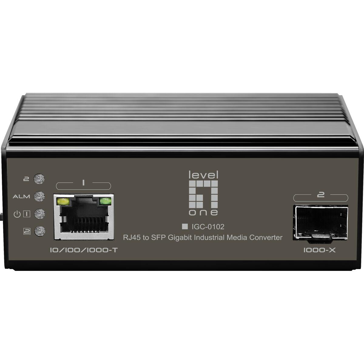 Lector de Tarjetas Level One IGC-0102 Negro