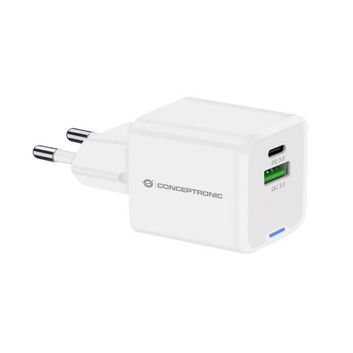 Cargador de Pared Conceptronic 120550203101 Blanco 20 W