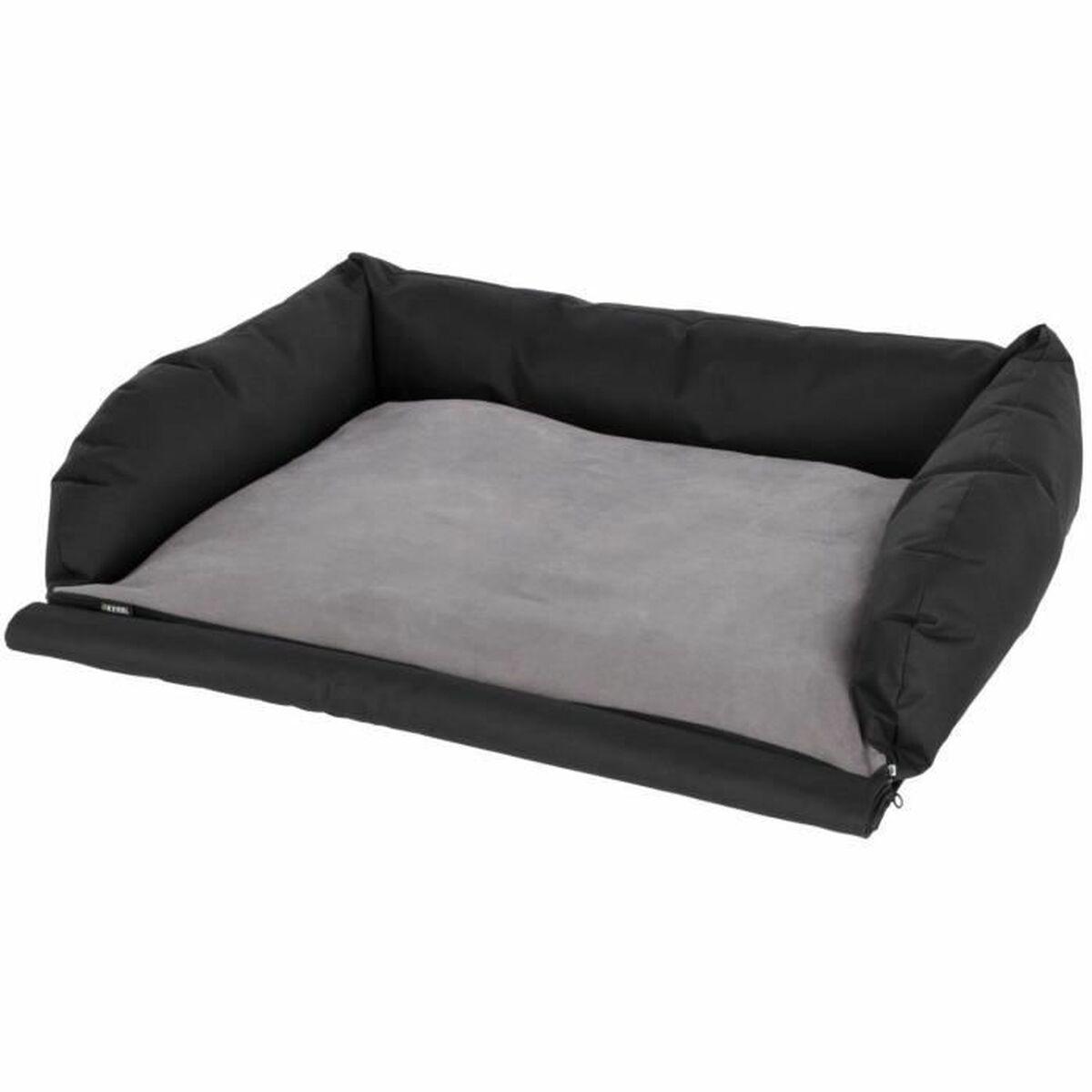 Funda Protectora de Coche para Mascotas Kerbl 80 x 60 cm Negro Gris