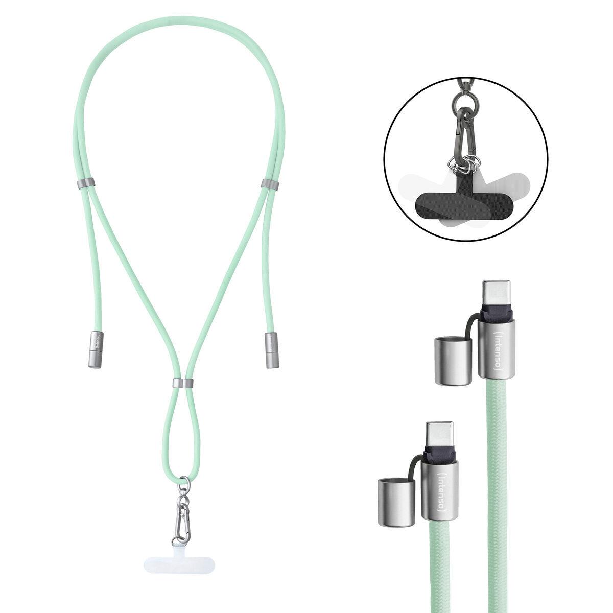 Cable USB-C INTENSO 7991007 Verde