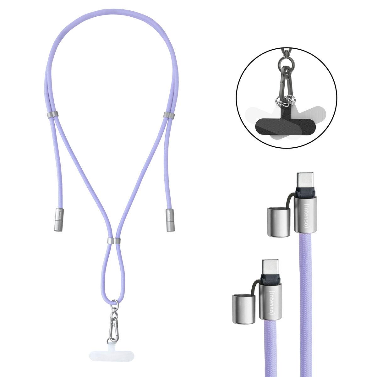 Cable USB-C a USB-C INTENSO 7991003 Morado