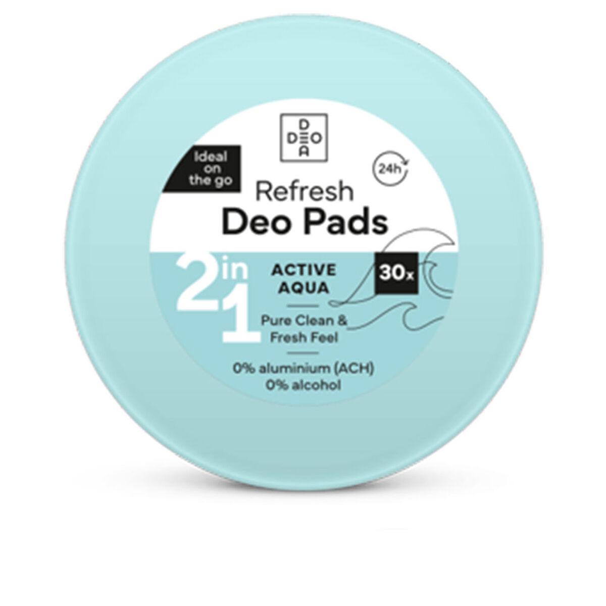 Desodorante Deodea DEO PADS Active Aqua (30 unidades)