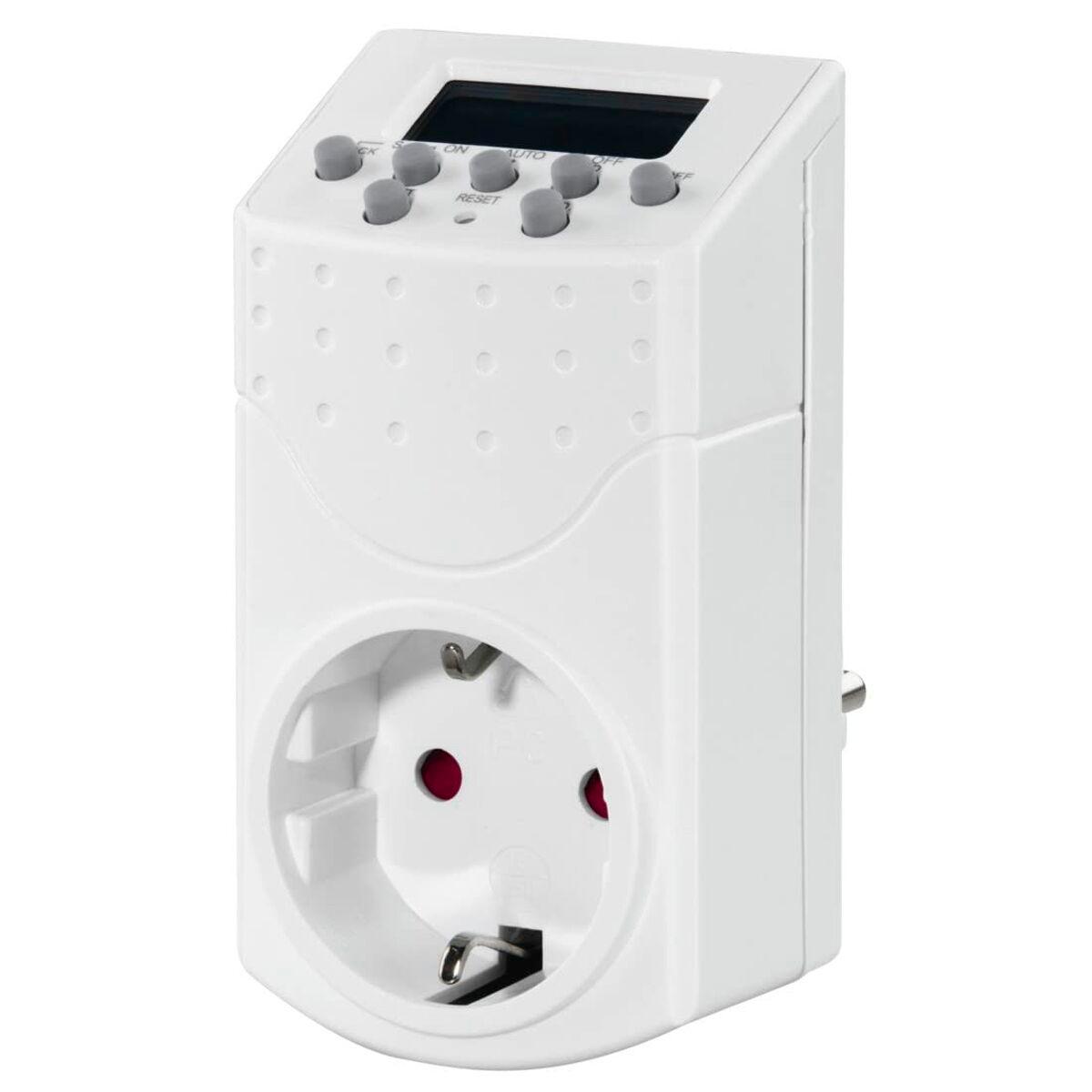 Enchufe con programador digital Hama Mini 230 V 16 A