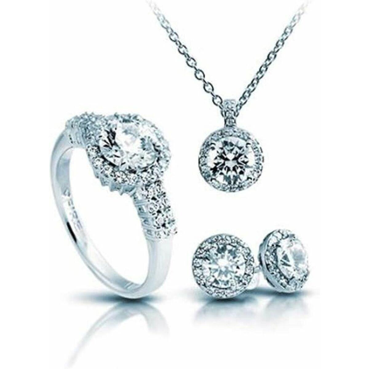 Conjunto Collar y Pendientes Diamonfire Anillo