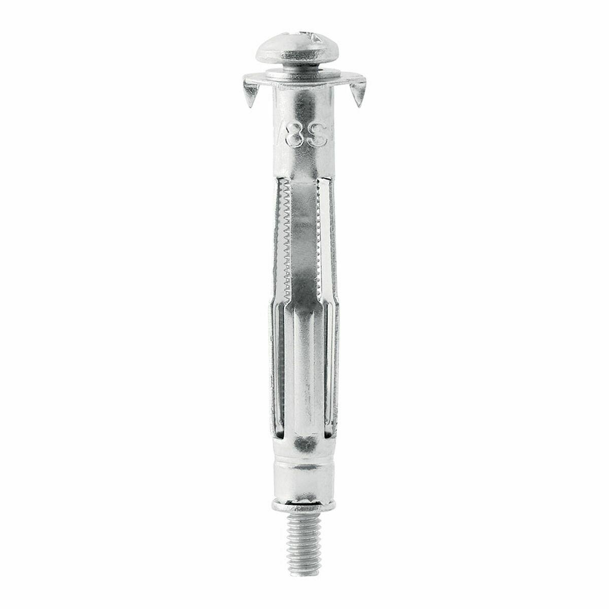 Tacos y tornillos Rapid Ø 8 x 46 mm M4 x 58 mm Metal Expansión 10 Unidades