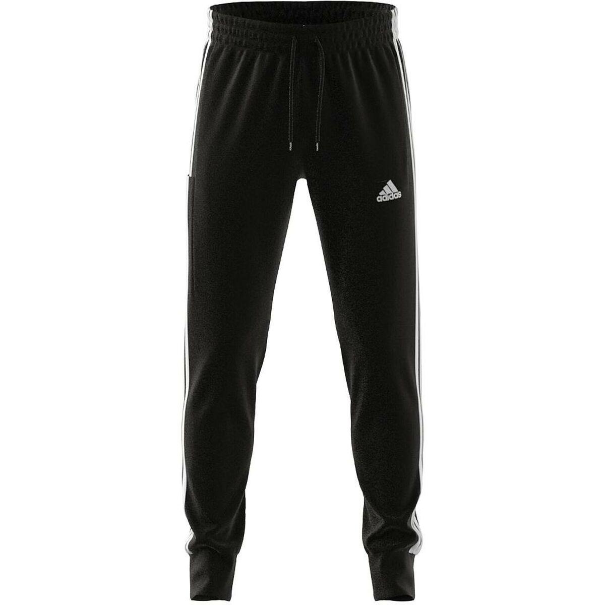Pantalón Largo Deportivo Adidas 3Bandas Ft Tc Negro Hombre
