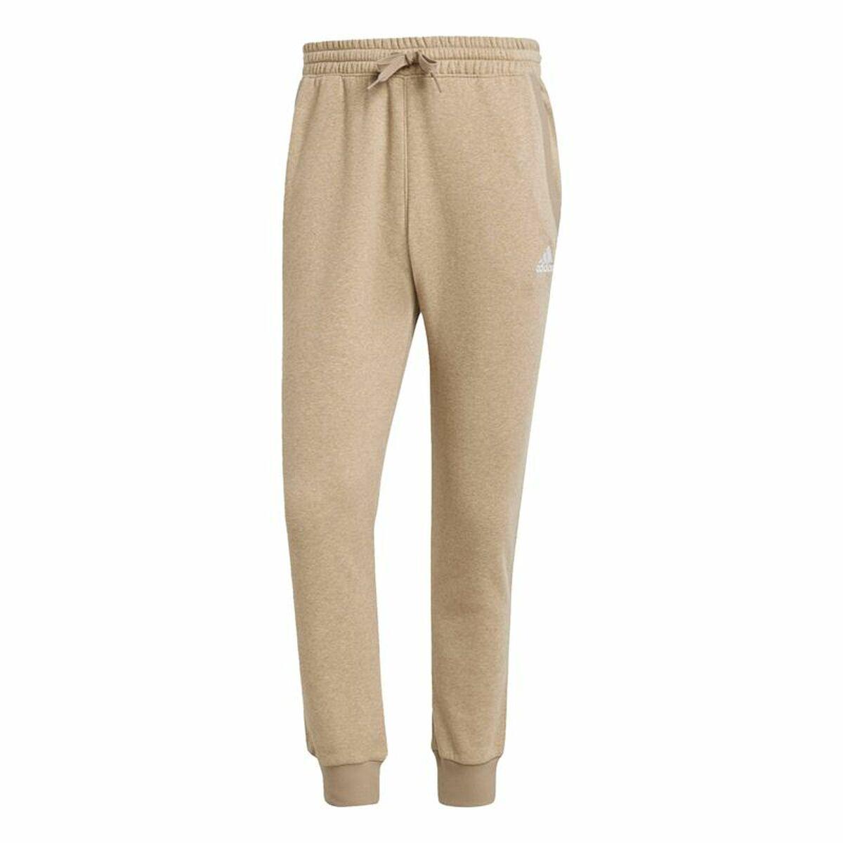 Pantalón Largo Deportivo Adidas Seasonal Essentials Melange Marrón Hombre