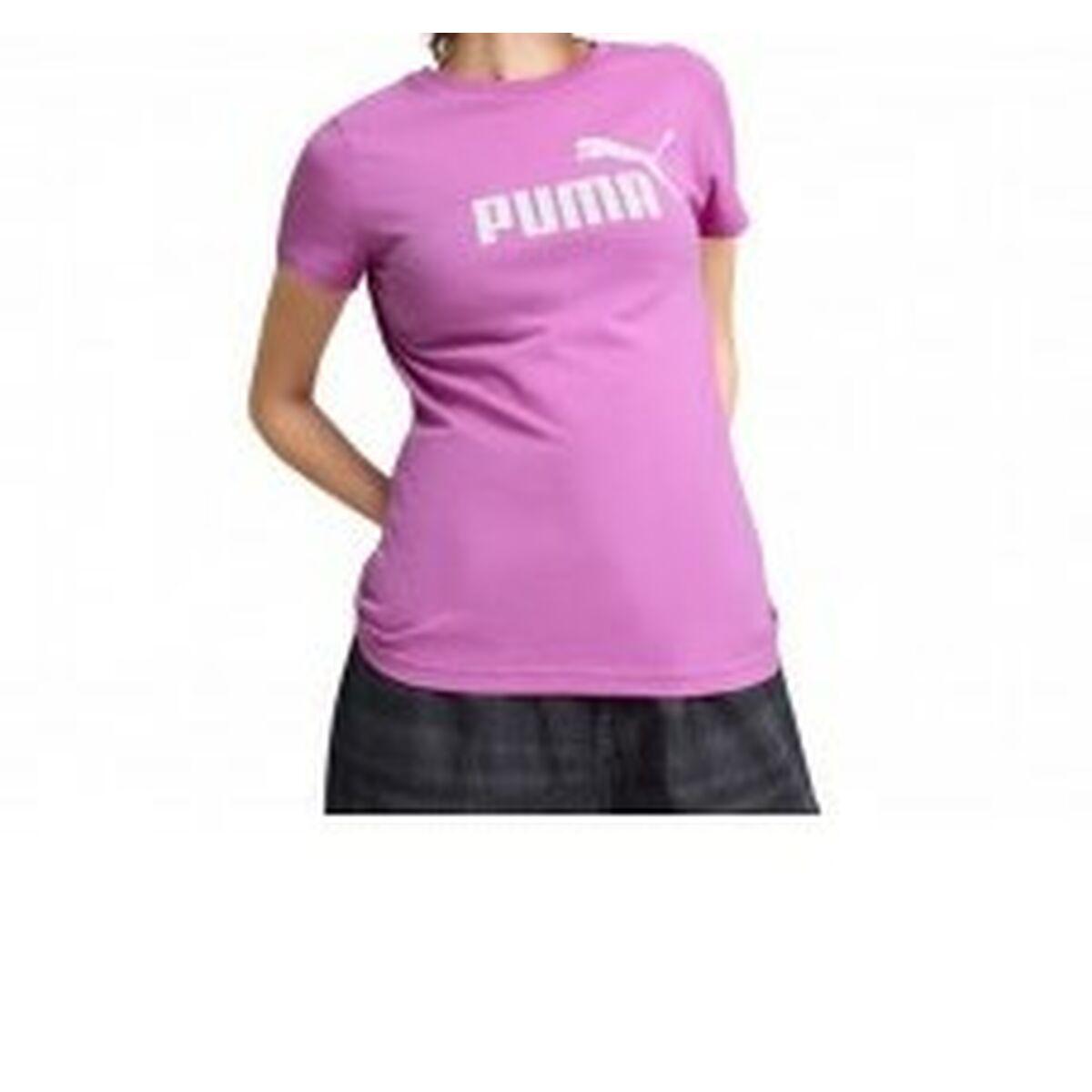 Camiseta de Manga Corta Mujer Puma ESS No. 1 Logo Tee Rosa