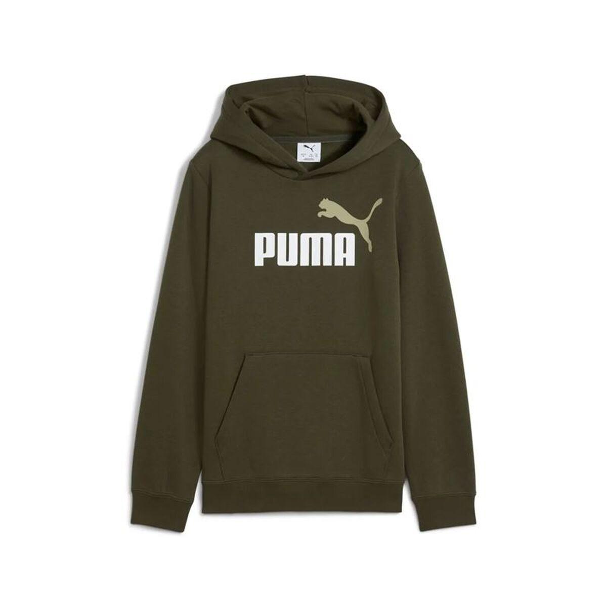 Sudadera con Capucha Niño Puma Essentials 2 Color No.1 Verde oscuro Oliva