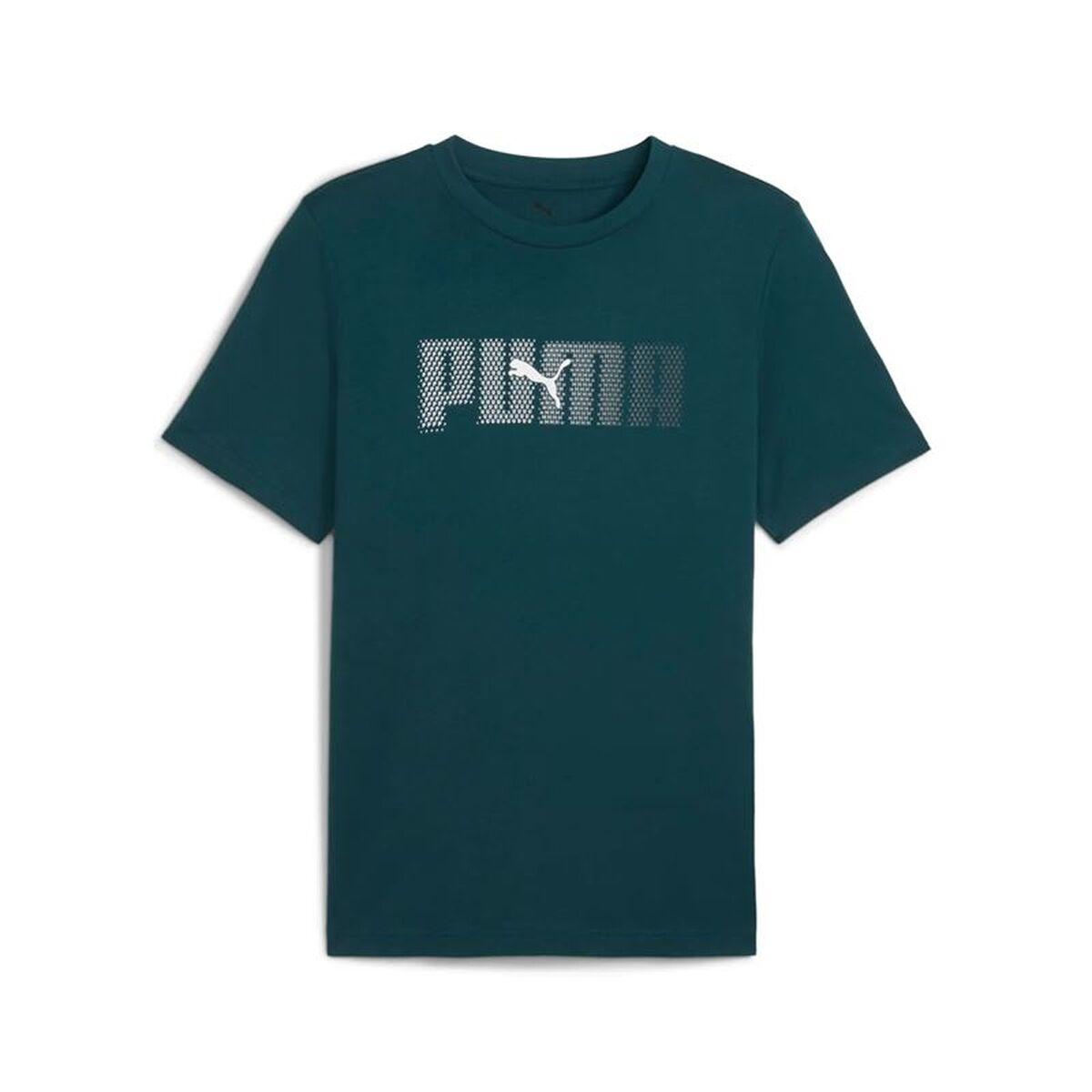 Camiseta de Manga Corta Hombre Puma Essentials Logo Lab Azul