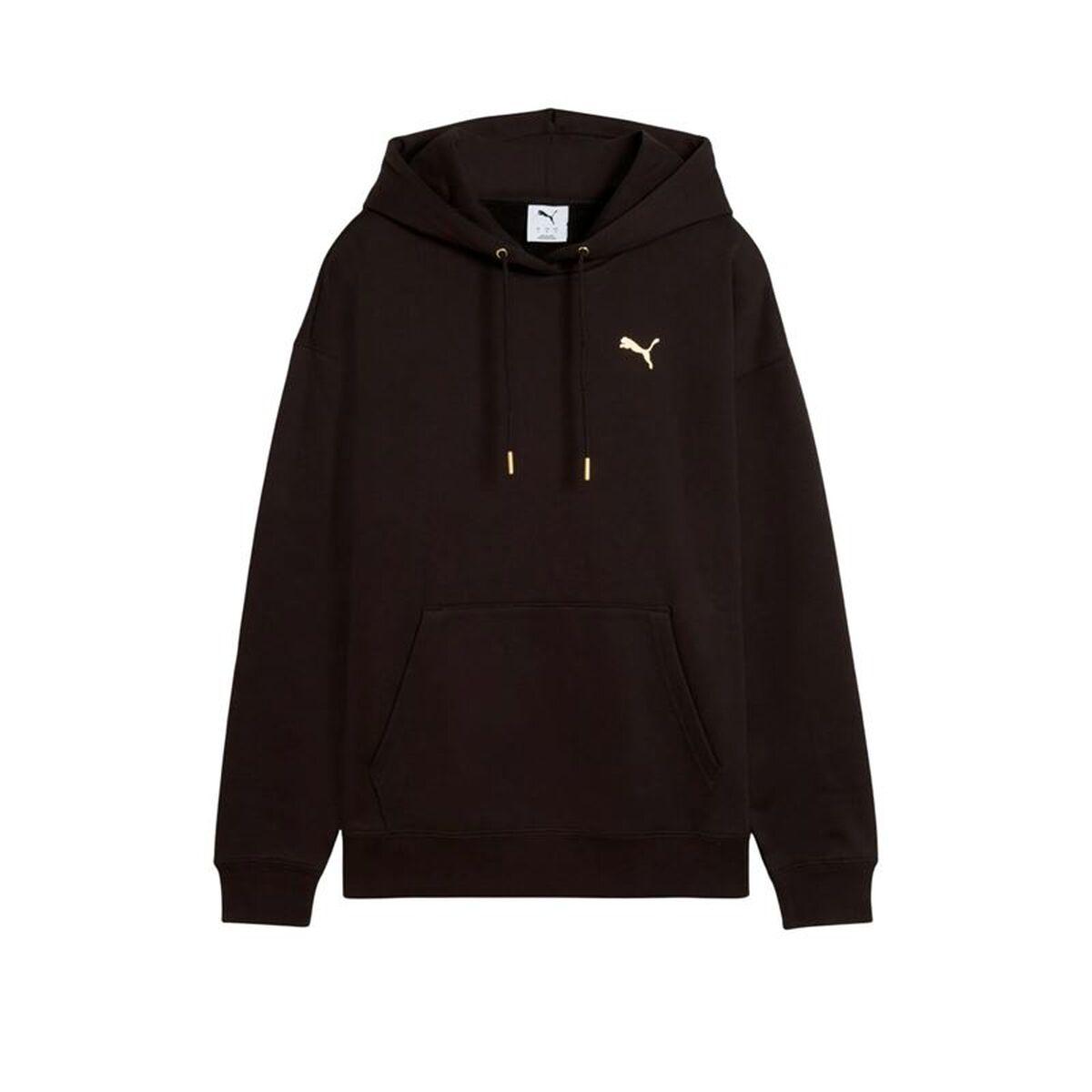 Sudadera con Capucha Mujer Puma Maximal Metallic Negro