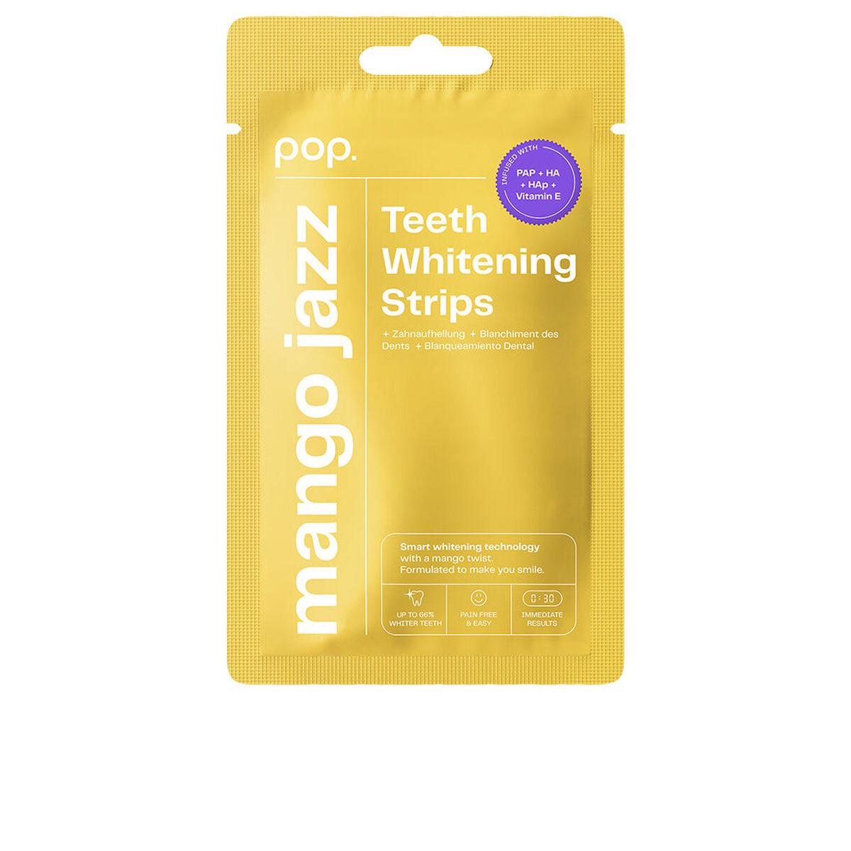 Tiras Blanqueadoras Dentales POP. POP. CUIDADO DENTAL Mango (fruta)