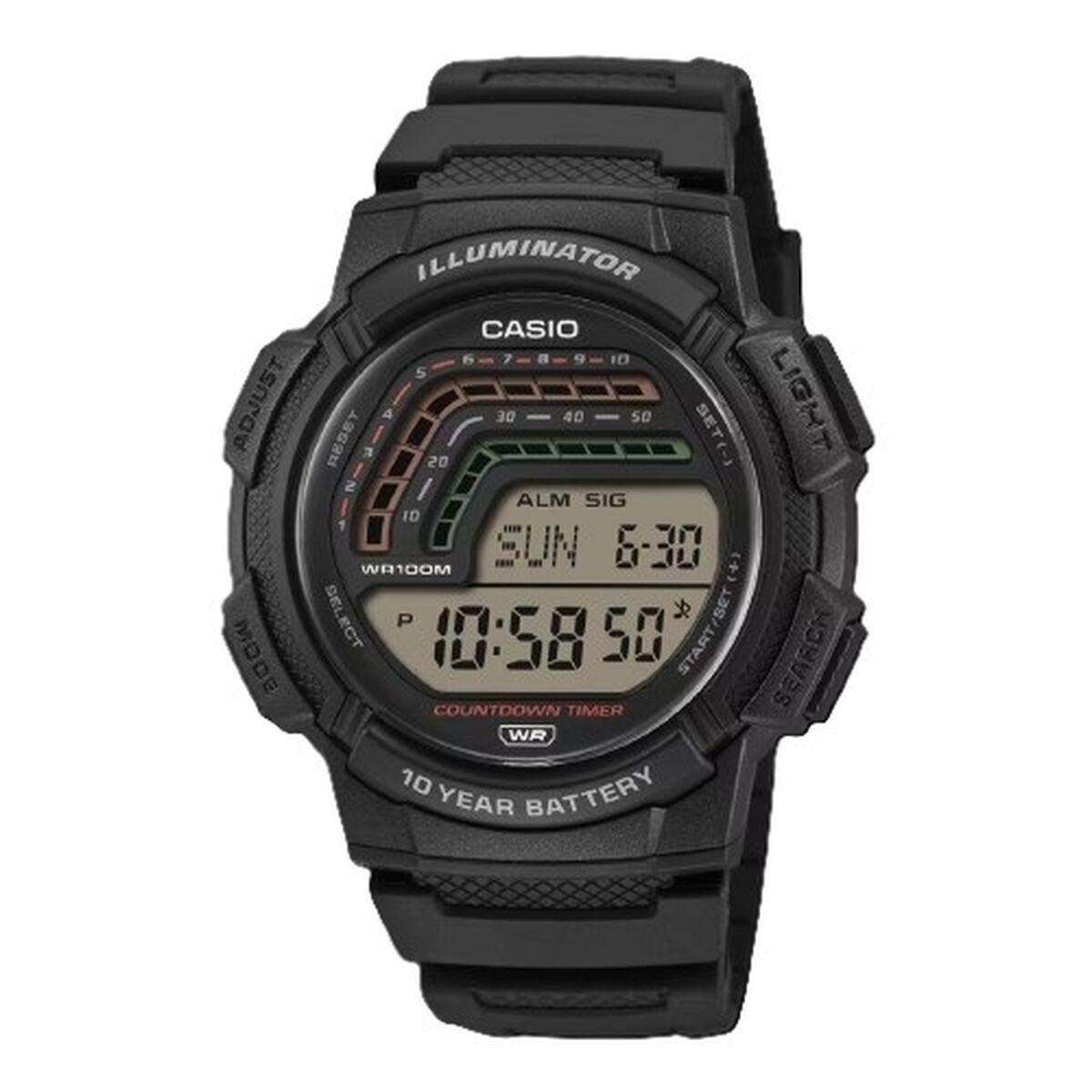 Reloj Hombre Casio WS-1800-1AVEF Negro