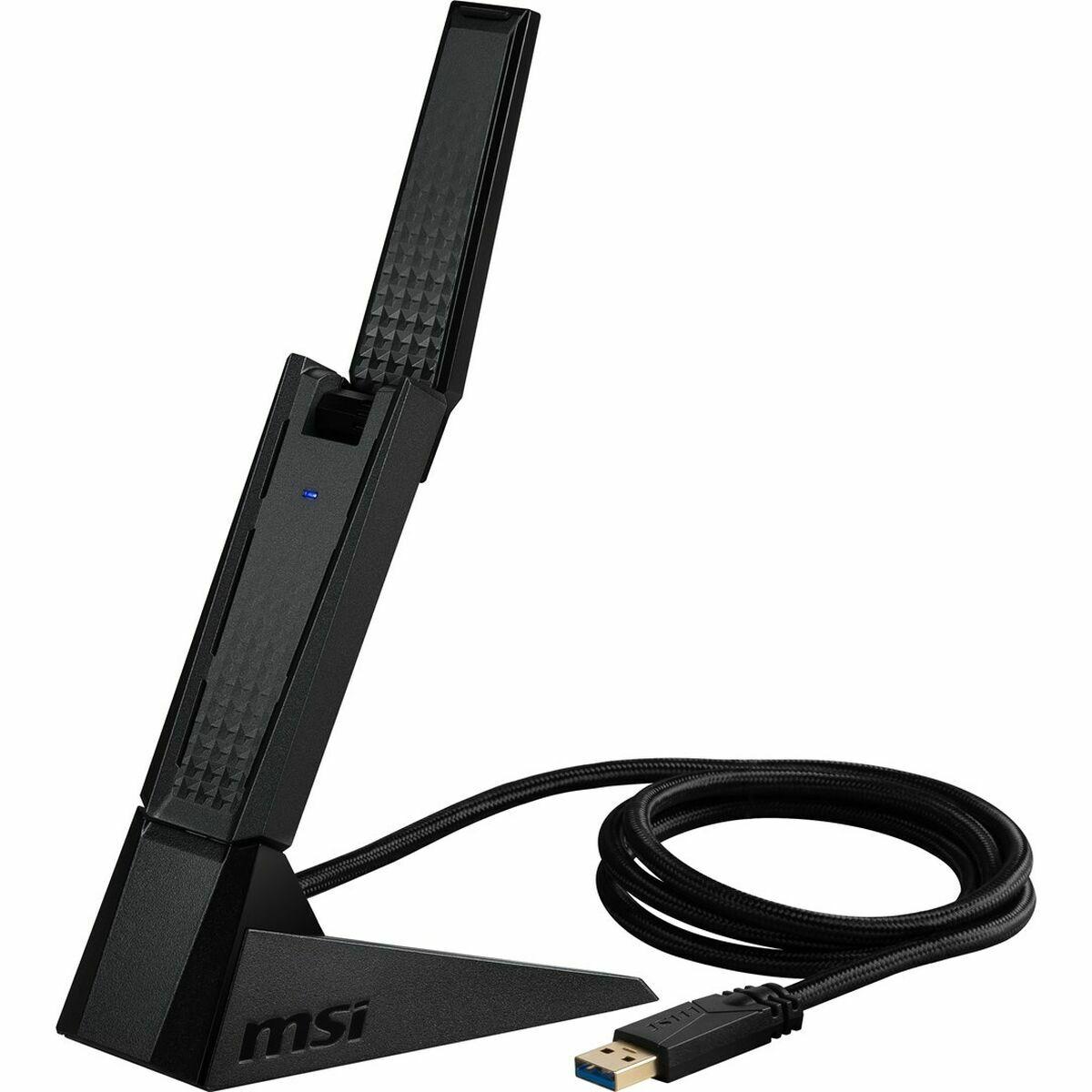Adaptador de Red MSI AXE5400 Negro