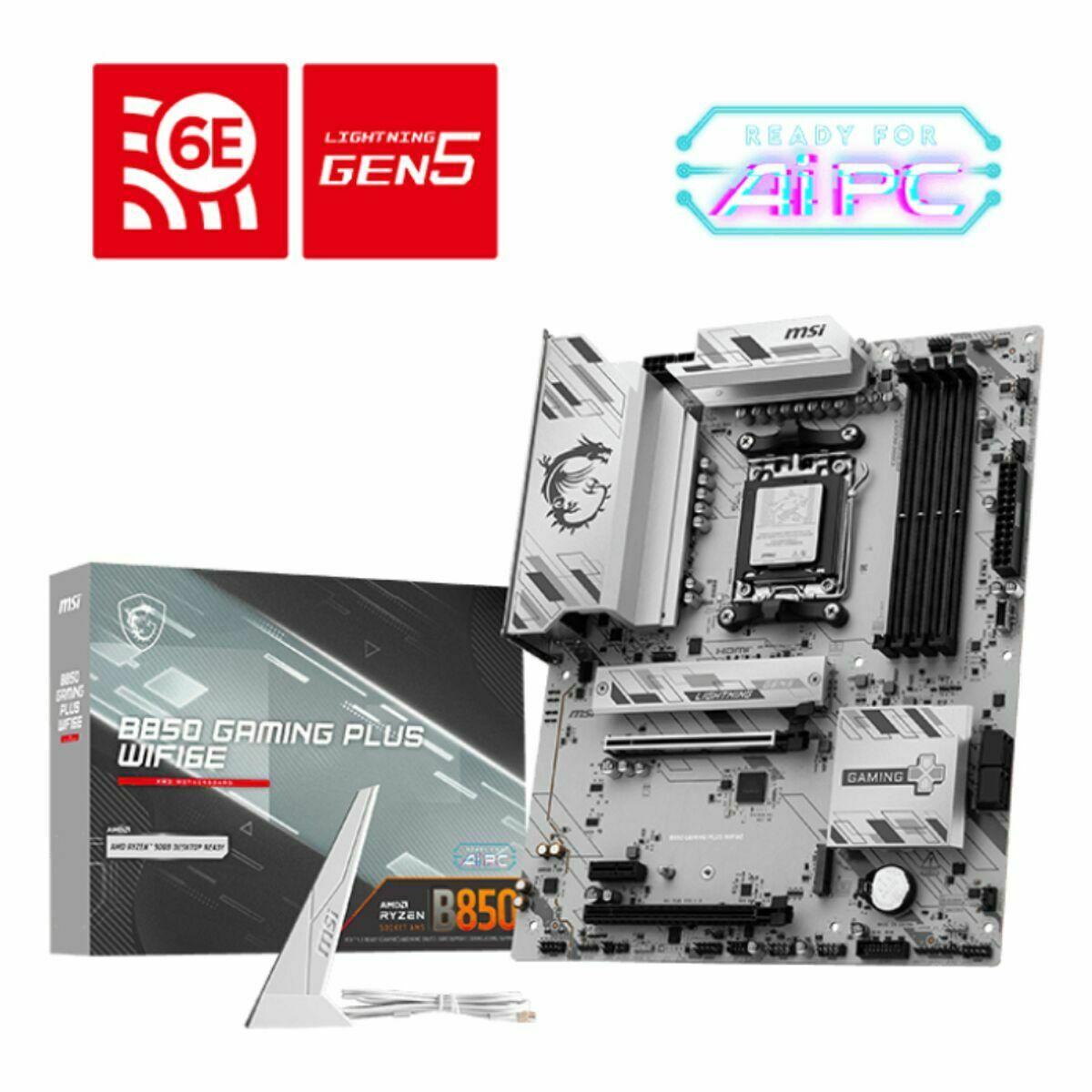 Placa Base MSI B850 GAMING PLUS WIFI6E AMD AM5
