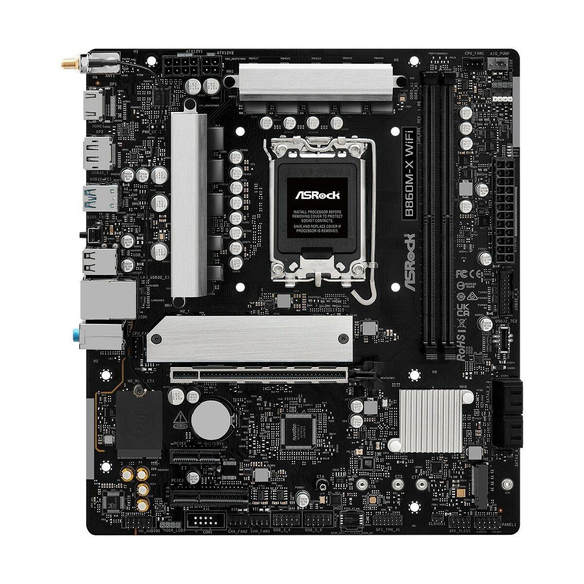 Placa Base ASRock B860M-X WiFi Intel B860 LGA 1851