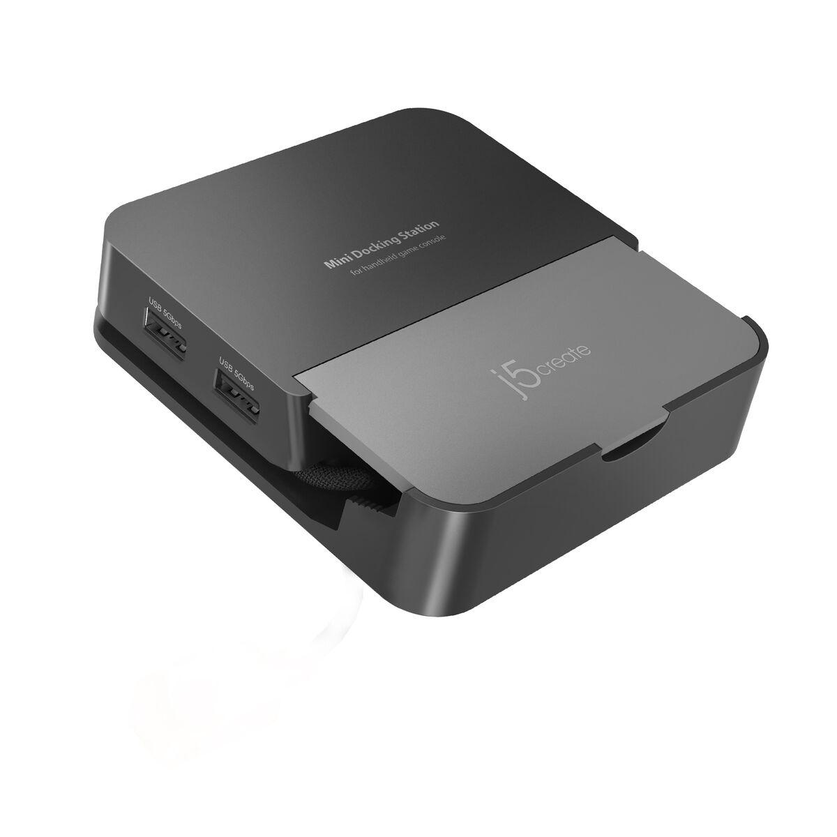 Hub USB j5create JCD624-N Negro Gris