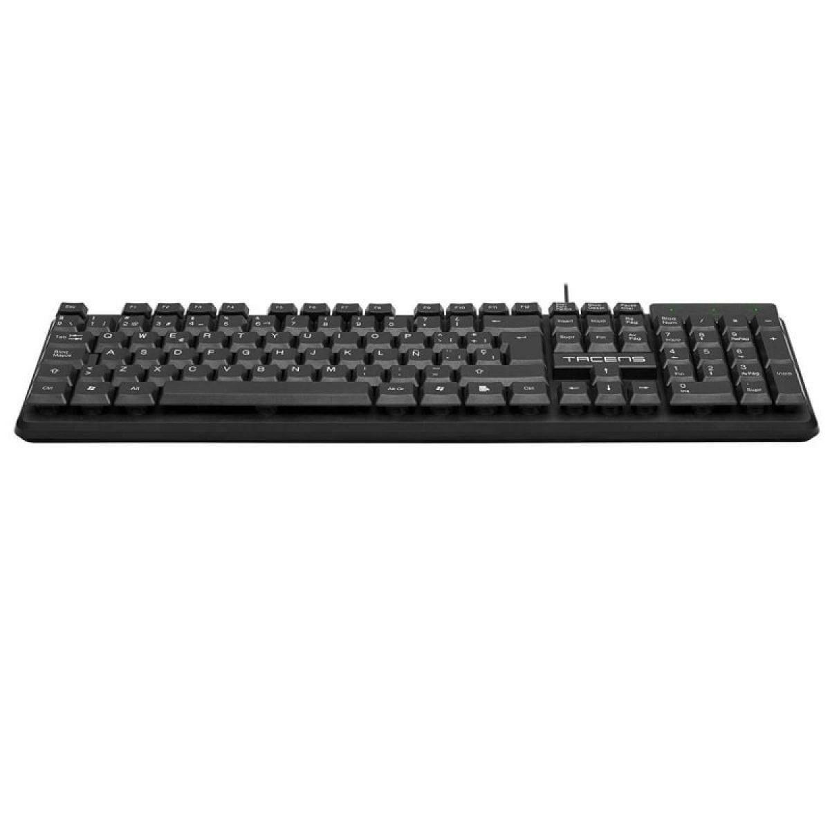 Teclado Tacens AK0ES Negro Qwerty Español