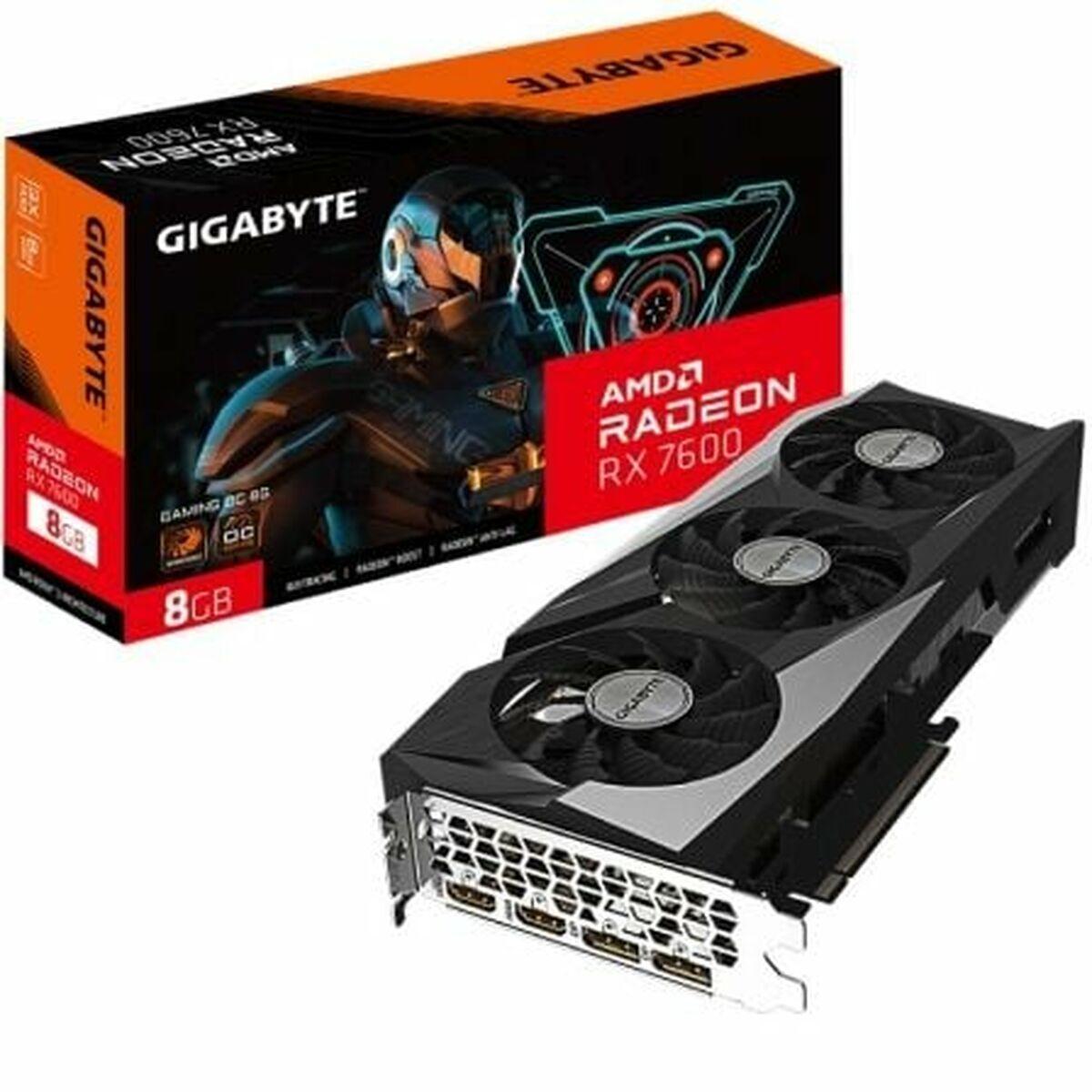 Tarjeta Gráfica Gigabyte Radeon RX 7600 GAMING OC 8G 8 GB GDDR6