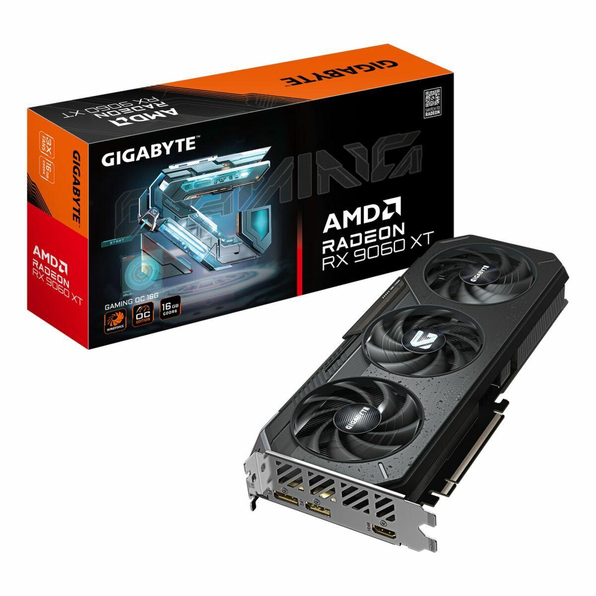 Tarjeta Gráfica Gigabyte GV-R9060XTGAMING OC-16GD GDDR6 RADEON RX 9060 XT 16 GB