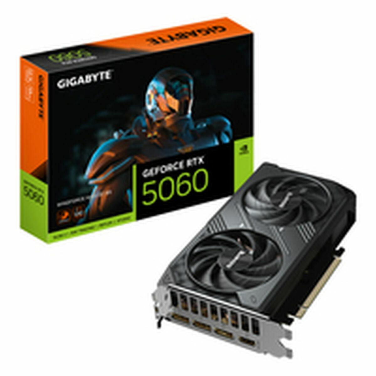 Tarjeta Gráfica Gigabyte GV-N5060WF2MAX OC-8GD GEFORCE RTX 5060 8 GB GDDR7