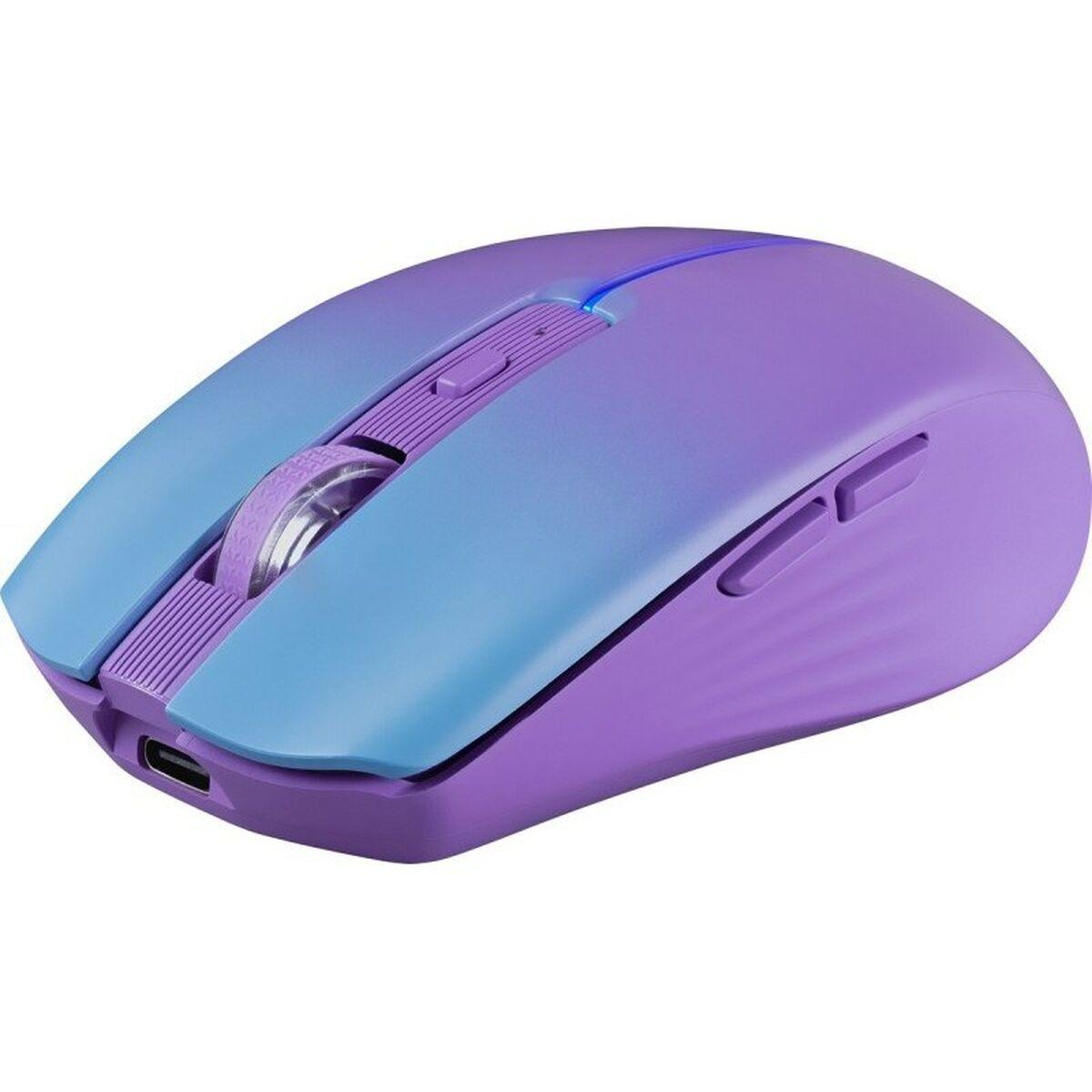 Ratón Bluetooth Inalámbrico Defender MISTERIO MM-301 Púrpura