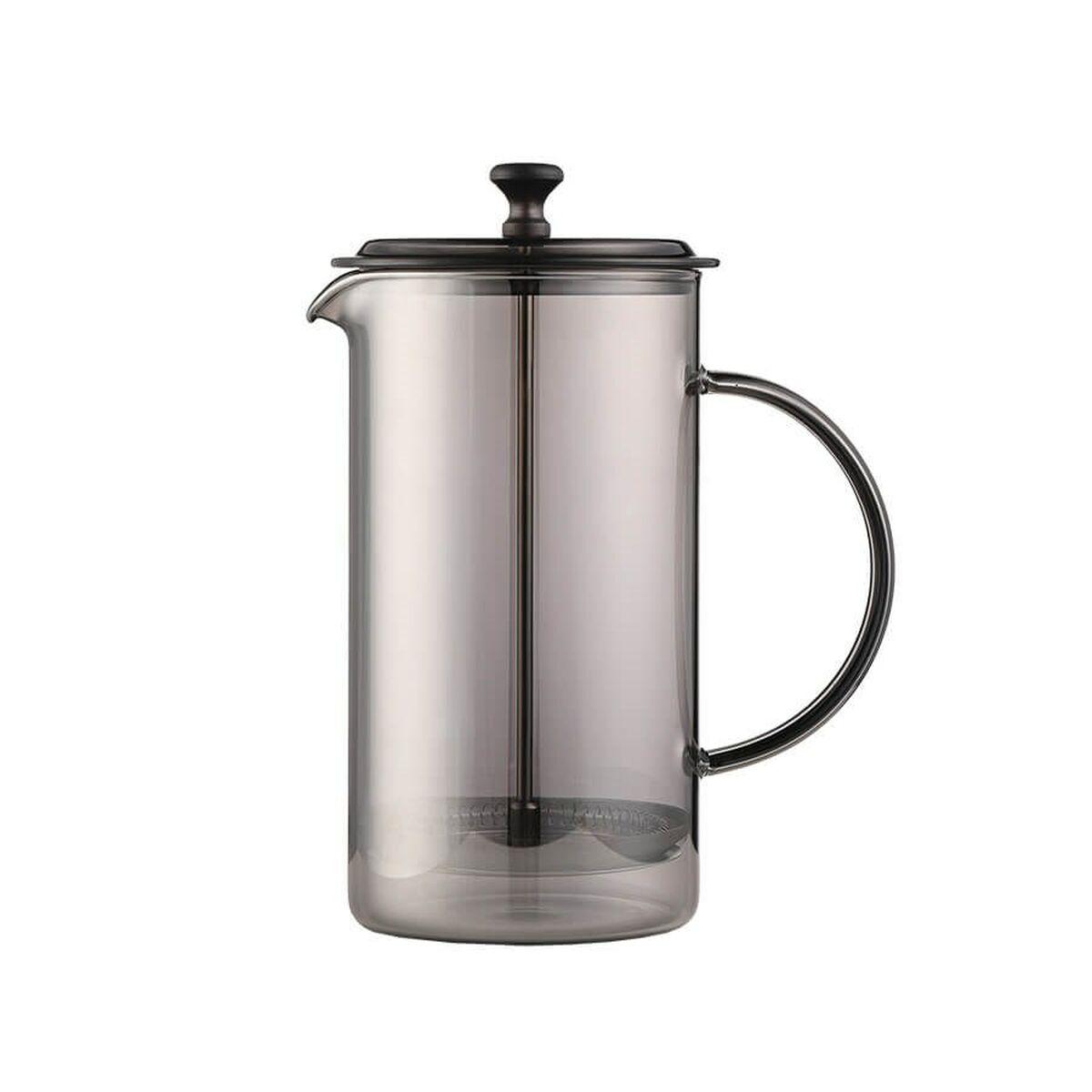 Tetera Feel Maestro MR-1861-600 Negro Translúcido Acero Inoxidable Vidrio de Borosilicato 600 ml