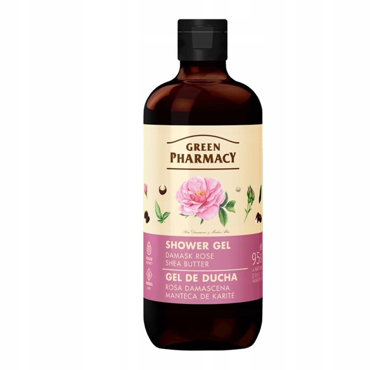 Gel de Ducha Green Pharmacy Damask Rose Shea Butter 500 ml
