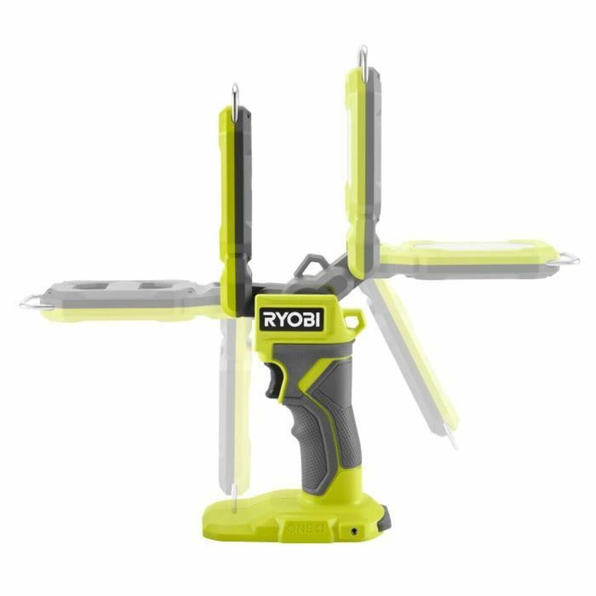 Linterna LED Ryobi 100 Lm Verde Gris