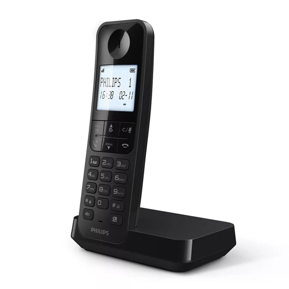Teléfono Inalámbrico Philips D2701B Negro