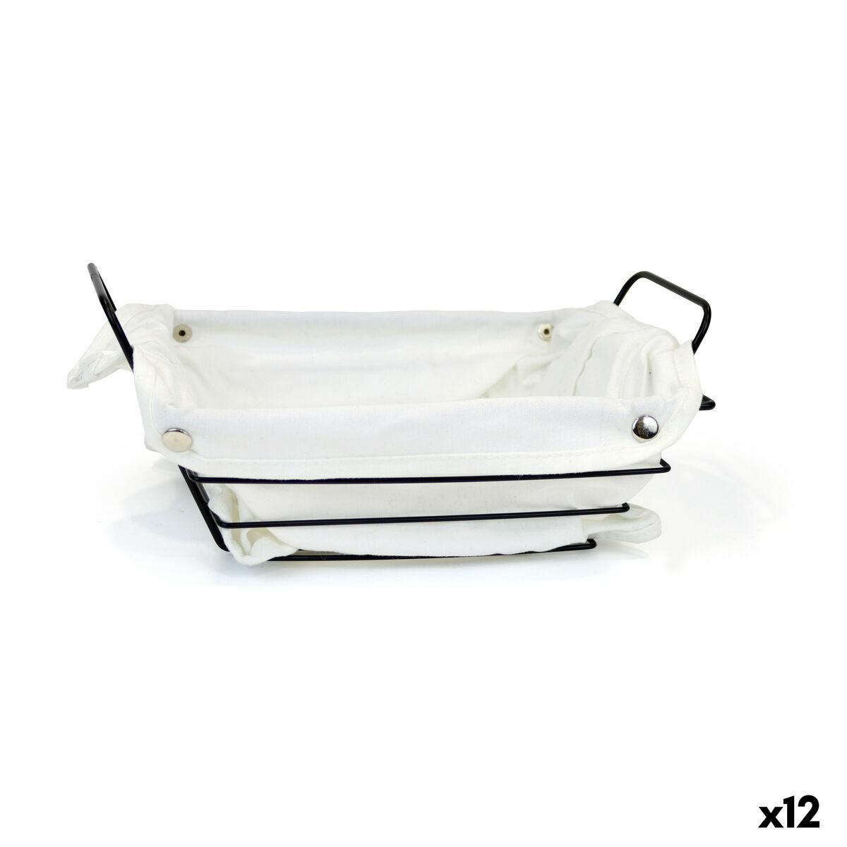 Panera My Bar Blanco Metal Rectangular 29 x 20 x 11,7 cm (12 Unidades)