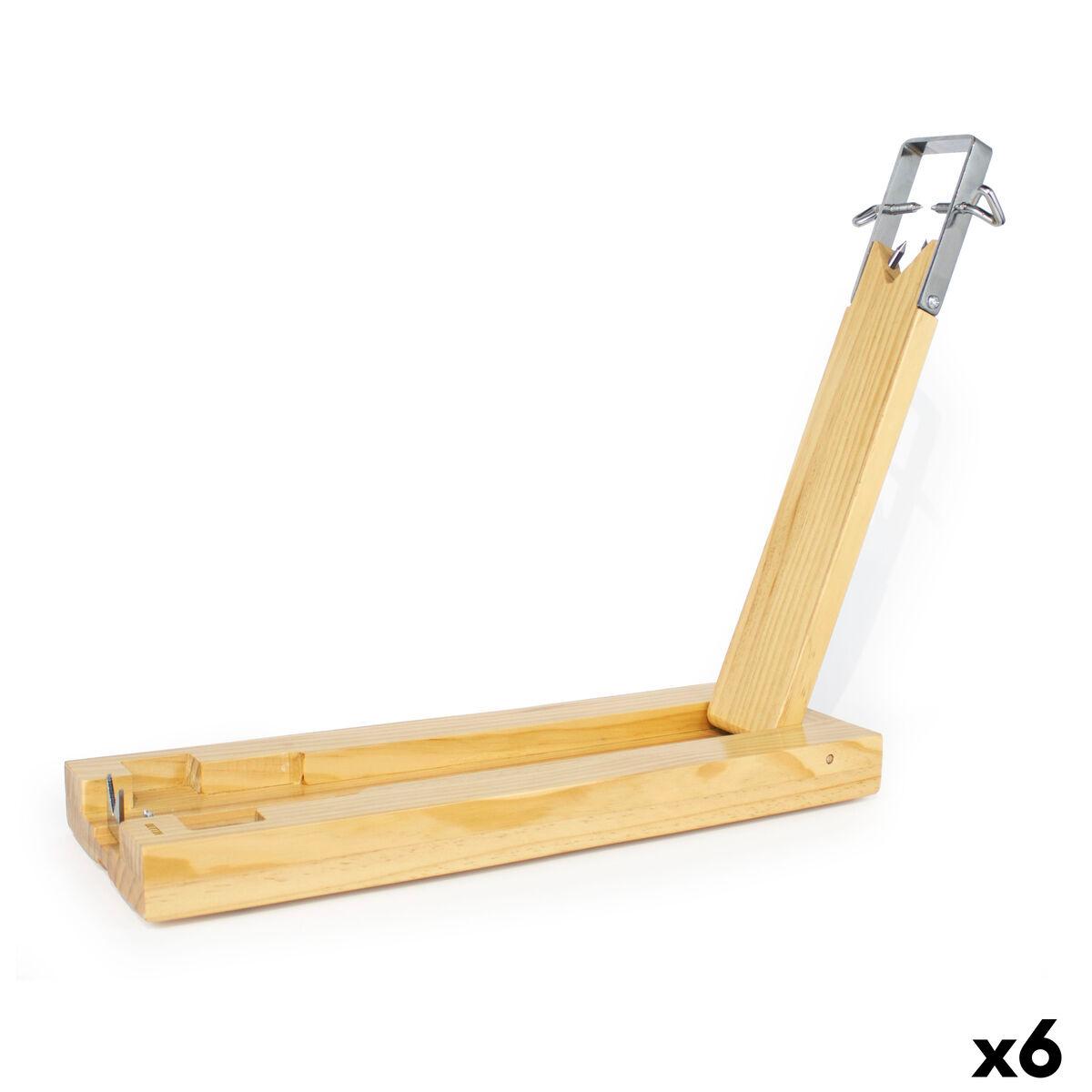 Jamonero Quttin Marrón Madera 48 x 17 x 4 cm (6 Unidades)