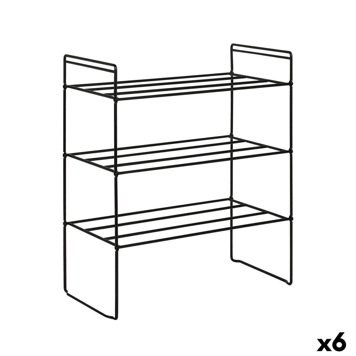Zapatero MobleKit Metal 49,5 x 25,5 x 59 cm (6 Unidades)