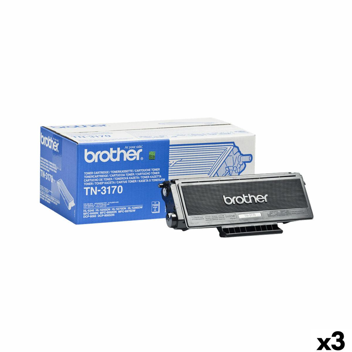 Tóner Brother TN3170 Negro (3 Unidades)