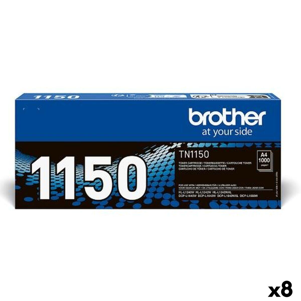 Tóner Brother TN1150 Negro (8 Unidades)