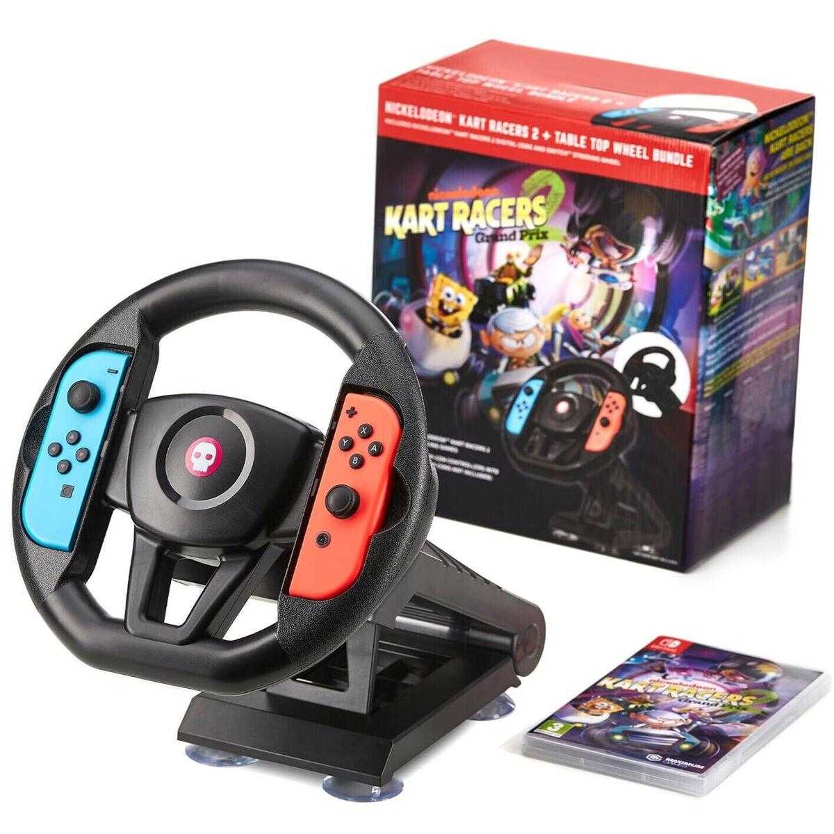 Volante Racing Nintendo NICKOLEDEON KART RACER 2 Negro