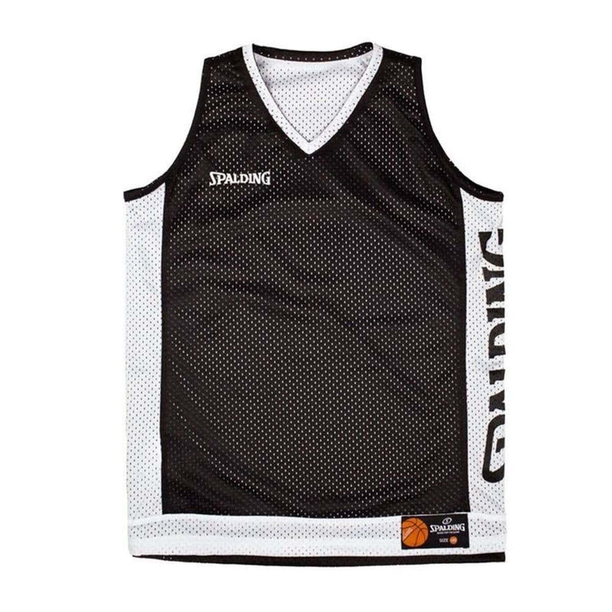 Camiseta de baloncesto Spalding Spalding Reversible Tank Blanco Negro