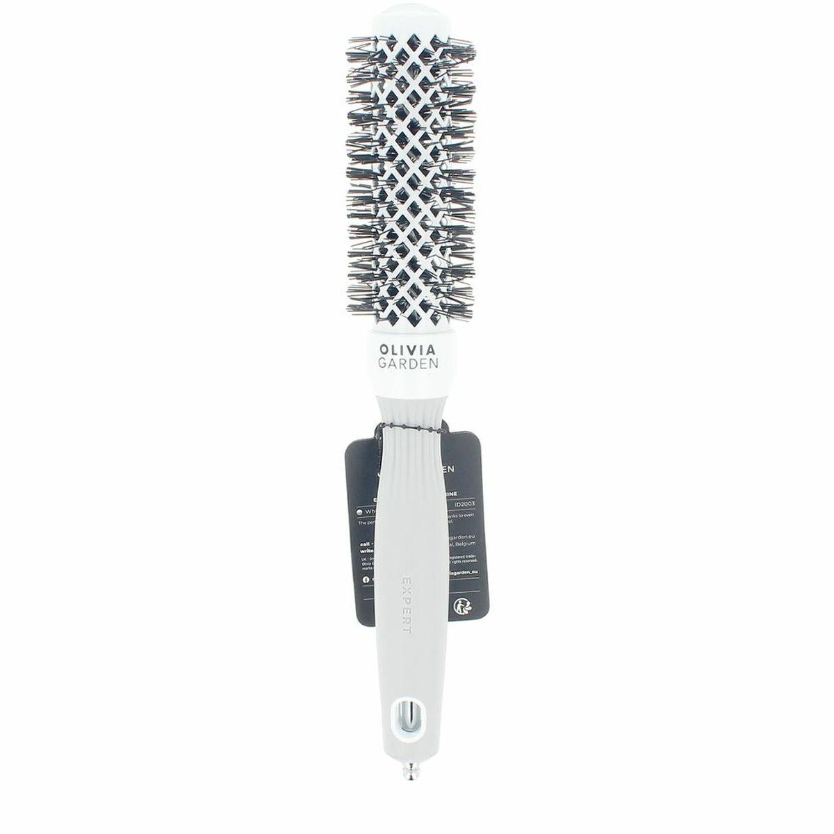 Cepillo Olivia Garden EXPERT BLOWOUT SHINE Blanco Gris Ø 25 mm