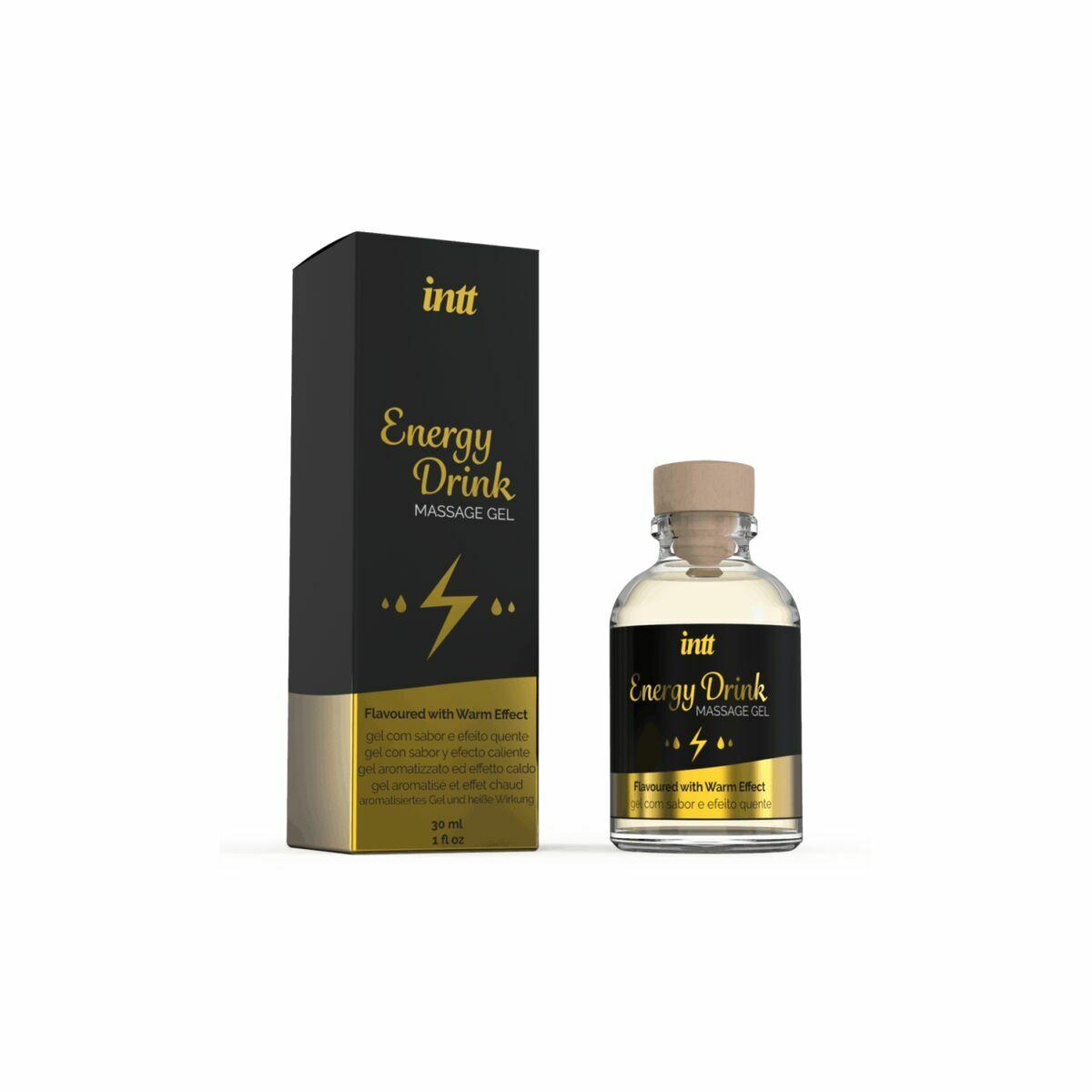 Gel de Masaje Intt 30 ml Efecto Calor Bebida Energética