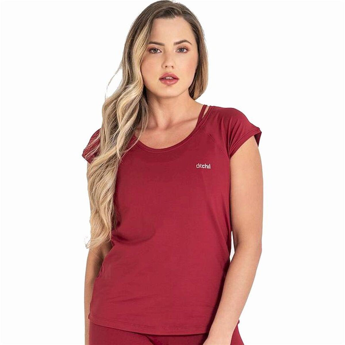 Camiseta de Manga Corta Mujer Ditchil Fitness