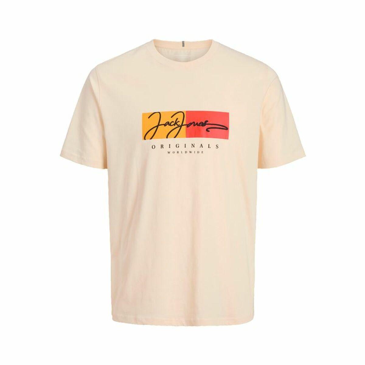 Camiseta de Manga Corta Infantil Jack & Jones Jorfrederiksberg Beige