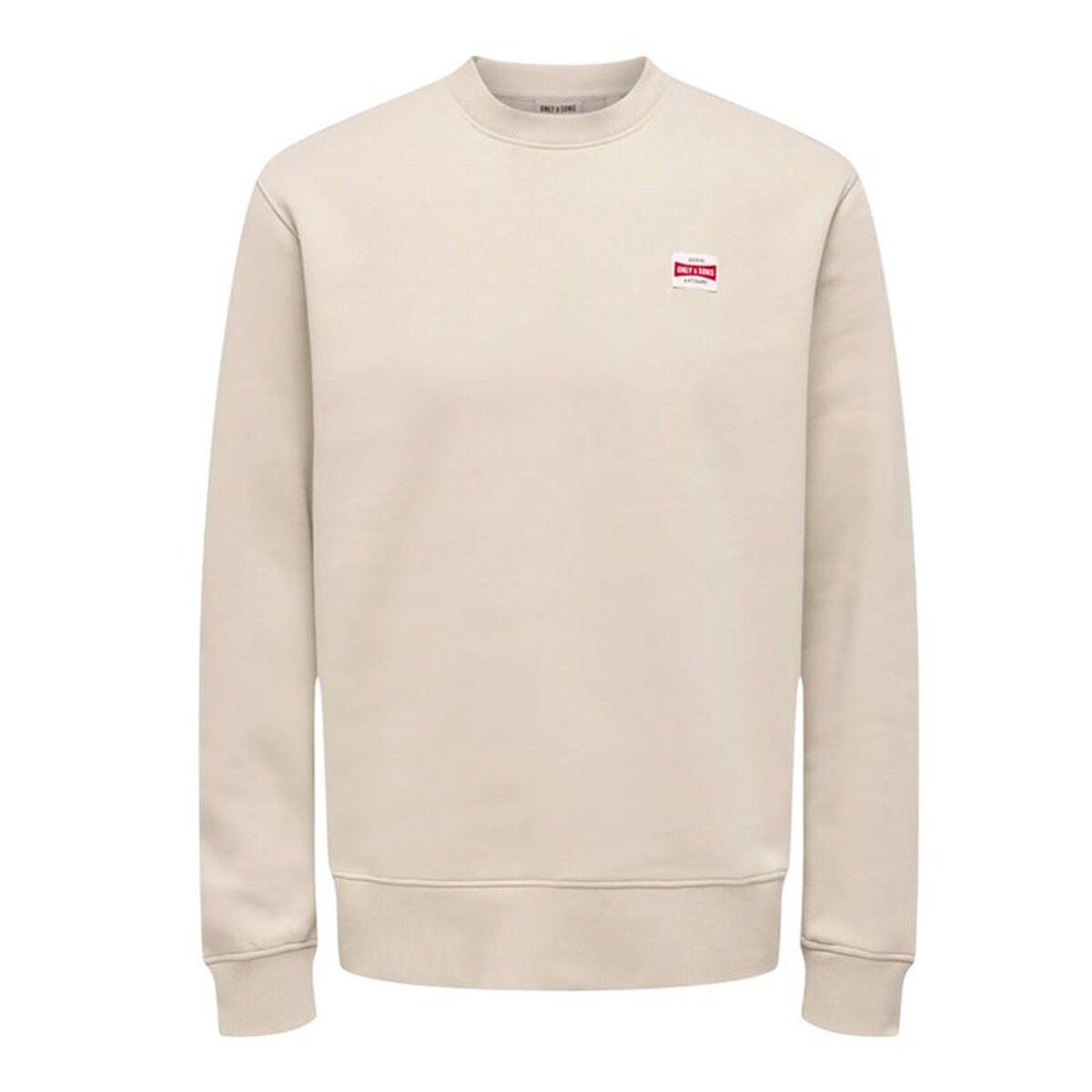 Sudadera sin Capucha Hombre Only & Sons Onsdawson Reg Crew Vd Blanco