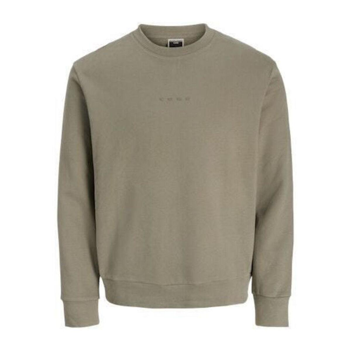 Sudadera sin Capucha Hombre Jack & Jones JCOSTANCE SWEAT CREW NECK 12282821 Verde